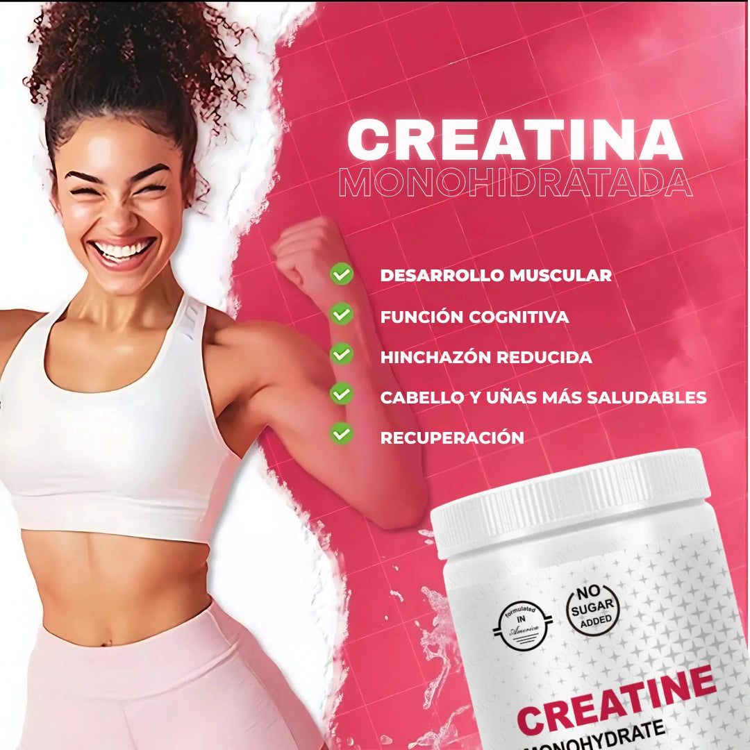Creatina Monohidratada OLD SCHOOL - Activa Tus Curvas, Despierta Tu Figura